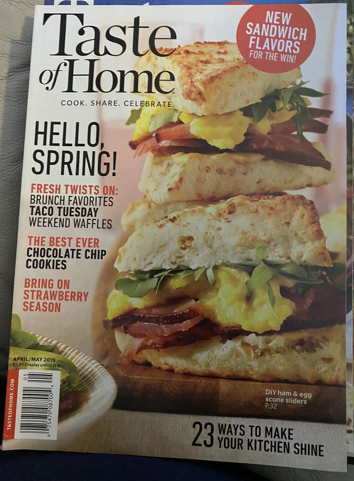 TASTE OF HOME  MAGAZINE. April/May 2019 - Image 1 of 1