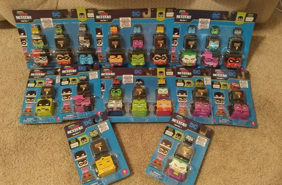DC Comics Kawaii Cubes Nesters - Lot of 10 packs, 50+ figures - NEW Series 1 Foto 1 de 1