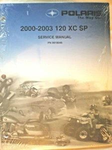 2000-2003 Polaris Snowmobile 120 XC SP Service Manual- 9918046 New - Picture 1 of 2