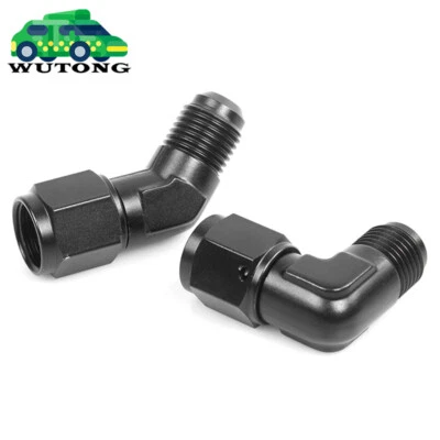 AN4/AN6/AN8/AN10/AN12 Flare Swivel Hose Fitting Adapter Oil/Fuel/Gas Hose Line - Image 1 of 4