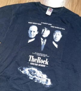 T-shirt promozionale vintage The Rock Movie Al Capone taglia XL MGK San Francisco FOTL pesante - Foto 1 di 4