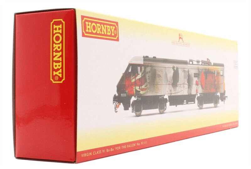 Hornby R3892 Class 91 91111 'For the Fallen' in Virgin Trains East Coast Livery - Image 1 of 1