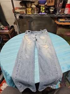 Vintage Levi’s 517 Denim Blue Jeans 20517-0217 Orange Tab USA Made Sz 38x34 80s - Picture 1 of 13