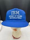 IBM Odyssey of the Mind 1993 World Finals Blue Snap Back Cap Hat Designer Award