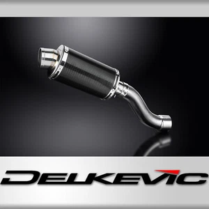 Ducati Monster 1200 & 821 2014-2020 Slip On 9" Oval Carbon Exhaust Muffler Kit - Bild 1 von 6