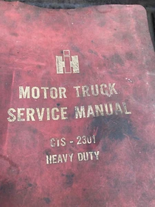 Vintage International Harvester Motor Truck Service Manual CTS2302 Scout ShipF2U - Picture 1 of 17