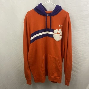Sudadera con capucha Nike Clemson Tigers Paw talla XXL púrpura naranja ACC - Imagen 1 de 13