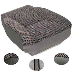 Cubierta de asiento de tela inferior del conductor gris oscuro para Dodge Ram 1500 1500 2500 3500 1998-2002 - Imagen 1 de 9