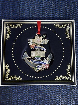 Official 2024 White House Christmas Ornament Honoring Jimmy Carter - Image 1 of 3