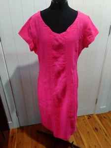 Verge Hot Pink dress Size M Brand new with tags RRP $260 New Zealand designer - Picture 1 of 8