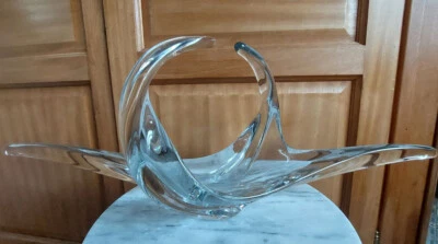 Ancienne grande coupe en cristal - Photo 1/3