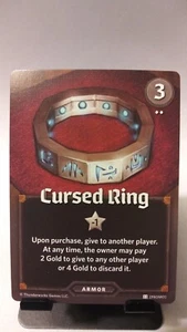 ROLL PLAYER - CURSED RING PROMO Card - From Promo Paradise Kickstarter 2019 NEW! - Picture 1 of 2