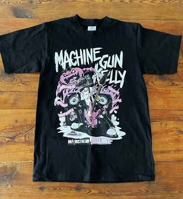 Camiseta Machine Gun Kelly MGK Mainstream Sellout 2022 Tour Negra Talla M Mediana Foto 1 de 4