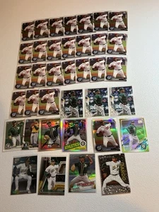 Jesus Luzardo 2016-22 Bowman Topps Chrome VET RC LOT x35 Refractor Inserts RCs - Picture 1 of 1