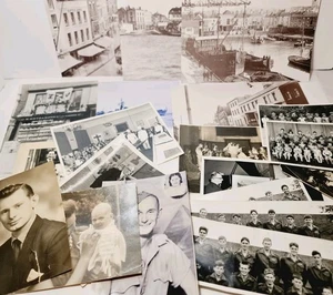 Lot of ~20 Vintage Black & White Portrait, Landscape, School and Military Photos - Picture 1 of 12