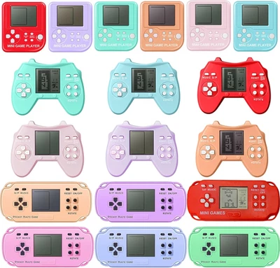 18 Piezas Videojuego Fiesta Favores para Niños, Mini Juego Llavero Arcade Fiesta Favores B Foto 1 de 4