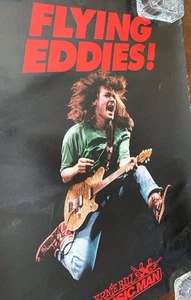 Vintage Ernie Ball Music Man Flying Eddie Van Halen EVH Poster 13x18 Rare 1992 - Picture 1 of 9