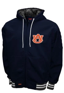 Auburn Tigers Franchise Club Grind Full Zip Hooded Jacket - Navy - Picture 1 of 3