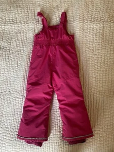 Hanna Andersson Girls Pink Snow ski Overalls US Size 4 - Picture 1 of 18
