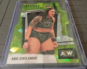 2022 Upper Deck Allure AEW - Kris Statlander #53 Green Rainbow 74/99 - Picture 1 of 2