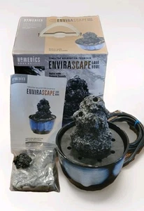 Homedics Envirascape Lava Bowl Table Top / Bookshelf Fountain - Tested & Working - Picture 1 of 10