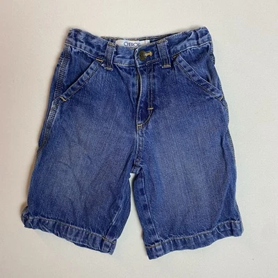 Pantalones Cortos Cherokee Carpenter Fit Niño Algodón Denim Talla 6 Cintura Ajustable Foto 1 de 4