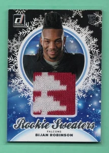 2023 Panini Donruss Bijan Robinson #HS-BRO Rookie Holiday Sweaters Rookie Card - Picture 1 of 2