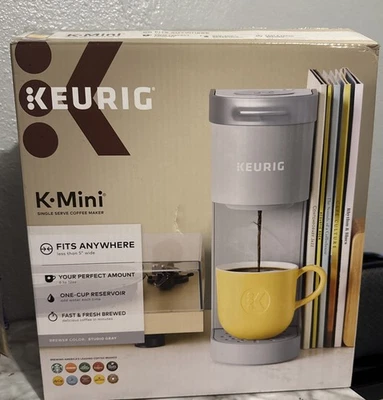 Keurig K-Mini Single Serve K-Cup Pod Kaffeemaschine - Grau - Bild 1 von 2