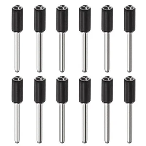 HARFINGTON 12pcs 1/4 Inch Sanding Drum Rubber Mandrels 1/8 inch Shank... - Picture 1 of 5