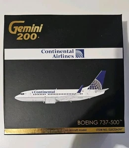 GEMINIJETS200 BOEING 737-500 CONTINENTAL AIRLINES. VERY RARE - Picture 1 of 8