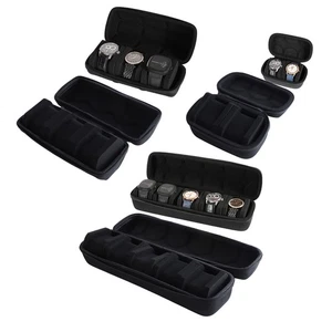 1 Stück Uhrenbox mit Reißverschluss Uhrenrolle Etui Anti-Beweg Kissen Aufbewahrung Organizer - Bild 1 von 39