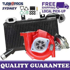 High Flow Turbo+Intercooler For Toyota LandCruiser VDJ78R 1VD-FTV V8 4.5L - Picture 1 of 11