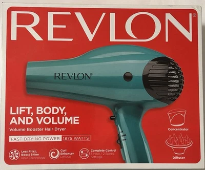 REVLON - Hair Dryer with Attachments NIB- 1875 watts - Model: RVDR5036CP2 (F179 - Image 1 of 4