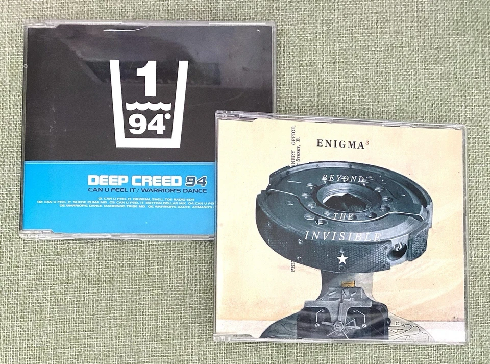 Enigma / Deep Creed     **CD LOT**   Can U Feel It  -- Beyond the Invisible - Image 1 of 1