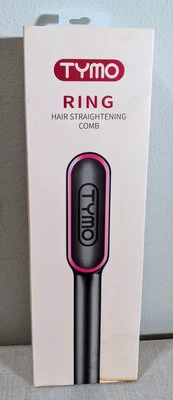 TYMO Ring Hair Straightening Comb - HC 100 - Pink *Open Box* New - Image 1 of 4
