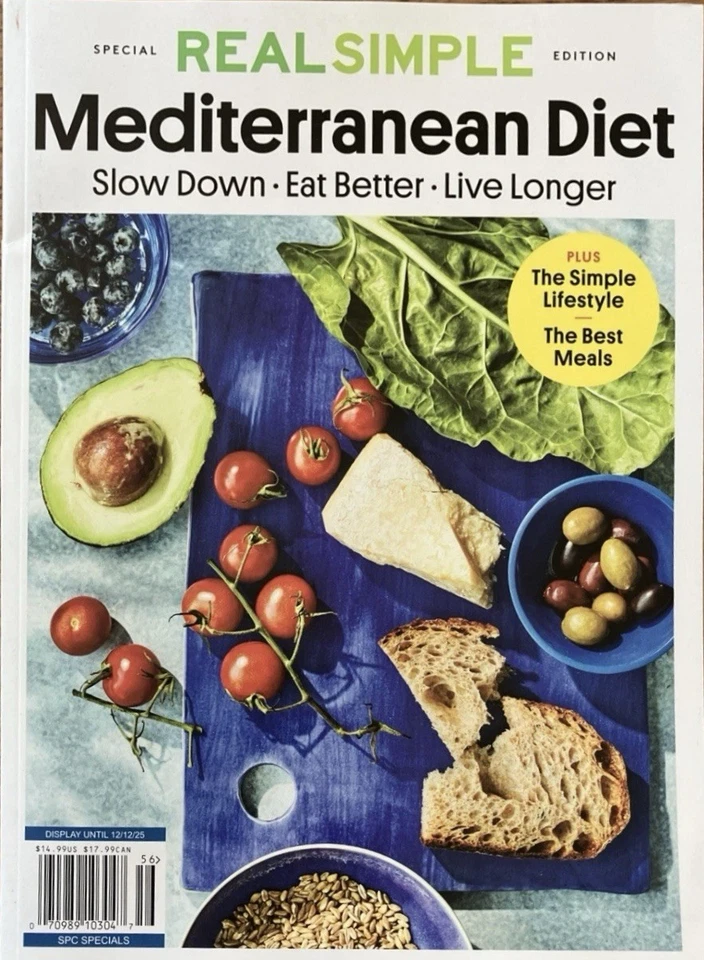 Real Simple Special Edition Mediterranean Diet December 2025 Magazine Live - Image 1 of 1