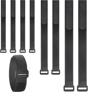 30Pcs 12/8/6Inch Reusable Hook and Loop Cinch Straps Fastening Securing Straps - Picture 1 of 2