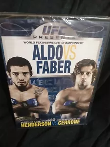 UFC Presents World Featherweight Championship: Aldo vs. Faber (DVD, 2010) Sealed - Picture 1 of 3