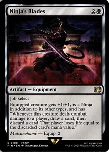 Ninja's Blades Final Fantasy Regular Magic MTG - Picture 1 of 2
