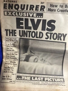 Vintage National Enquirer Exclusive Elvis The Untold Story Edition Sept. 6, 1977 - Bild 1 von 9