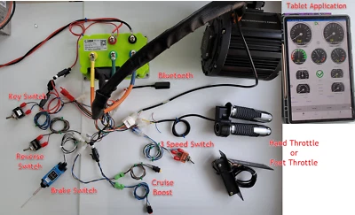 Motocicleta eléctrica QSmotor QS138_70H tipo A o B, 3kw-4Kw_Controlador90Vmax. 450A Foto 1 de 4