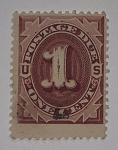 Travelstamps: 1884-1889 U.S. STAMP - SCOTT #J15 - POSTAGE DUE USED NG VLC