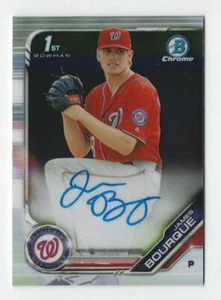 Bowman Chrome 2019 #CPA-JB James Bourque automático ~ Washington Nationals - Imagen 1 de 2