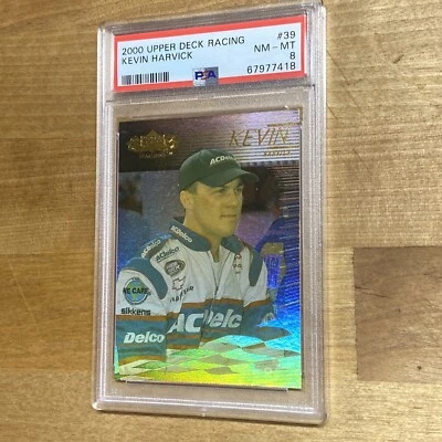 Rare 2000 Upper Deck #39 Kevin Harvick Rookie Psa 8 Pop 2 W Only 1 Higher - Image 1 of 2