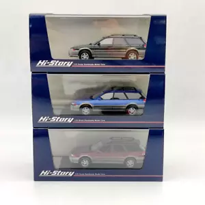 Hi Story 1:43 Subaru Legacy Grand Wagon 1996 HS324 Modellino Auto Resina Collezione - Foto 1 di 11
