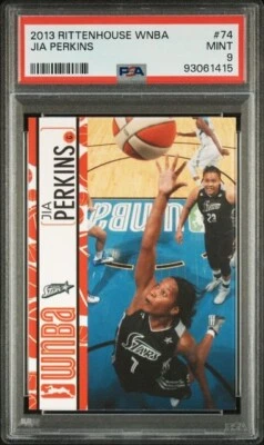 2013 Rittenhouse WNBA JIA PERKINS PSA 9 Minnesota Lynx Texas Tech Red Raiders - Image 1 of 2