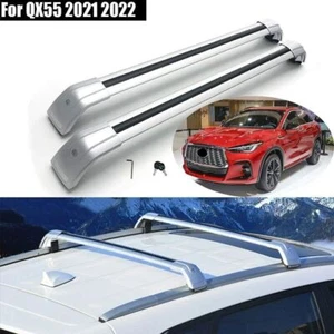 Barras transversales de riel de techo bloqueable se adapta a Infiniti QX55 2021-2023 - Imagen 1 de 9