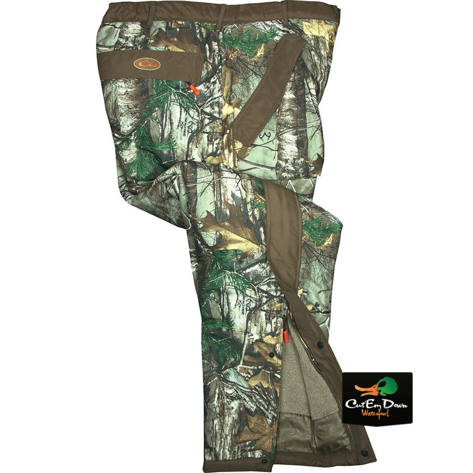 DRAKE WATERFOWL NON-TYPICAL STORM PANTS SHERPA FLEECE LINED XTRA CAMO XL - Image 1 of 1