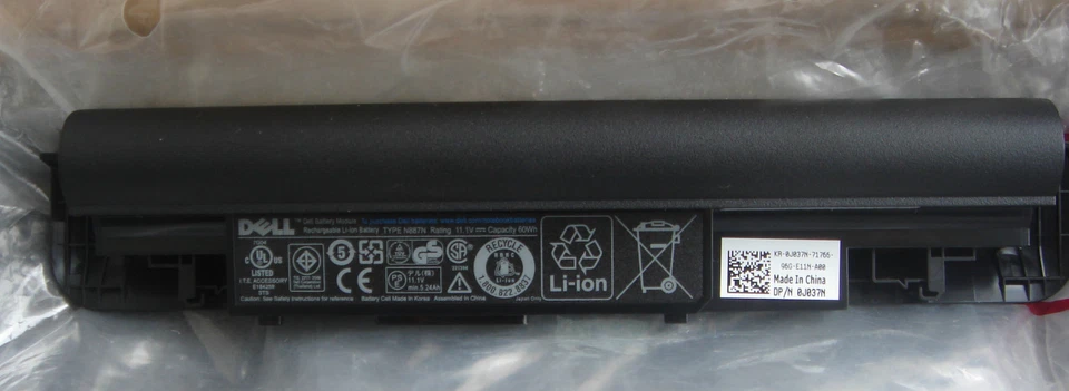 Batteria D'ORIGINE Dell Vostro 1220 130N N887N F116N P649N K031N H048N J037N - Bild 1 von 1