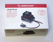 Hobbywing QUICRUN WP 10BL120 SD SENSORED Brushless 120A ESC 1/10 UK STOC RC 2-3S